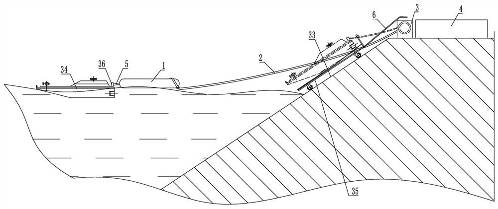 Drowning-preventing lifesaving system for water conveyance canal with side slope