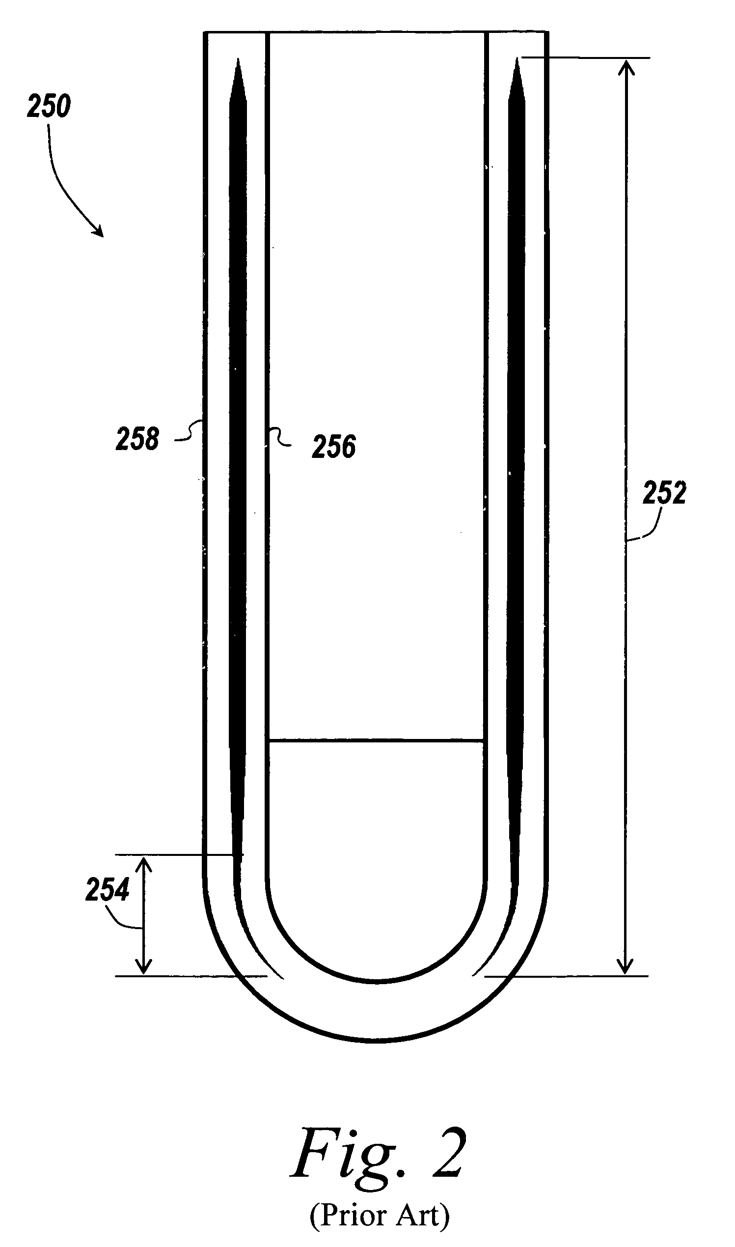 Co-injection nozzle with improved interior layer termination