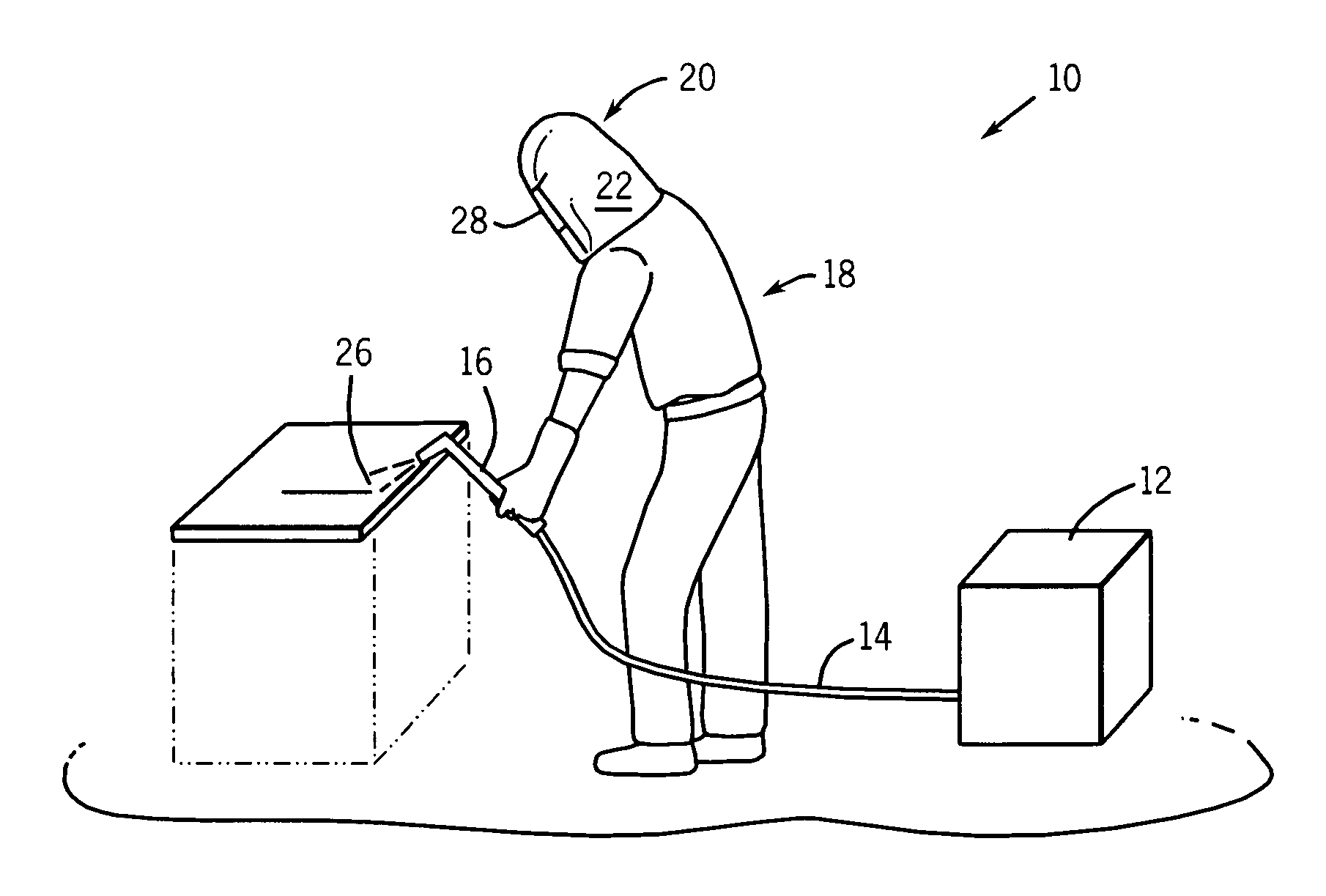 Voice control welding/cutting helmet functions and settings