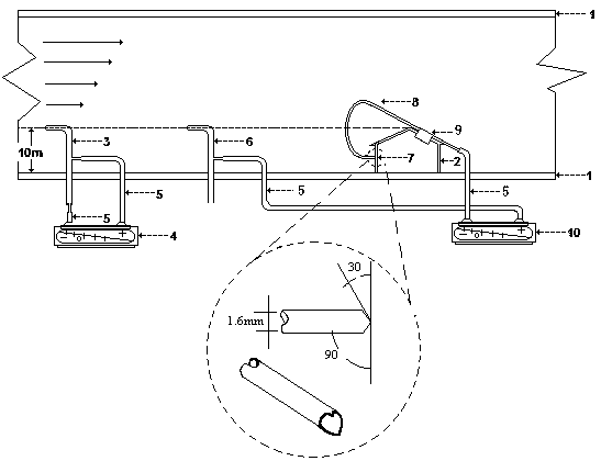 Device and method for measuring surface static pressure and wind pressure coefficient of building model in wind tunnel