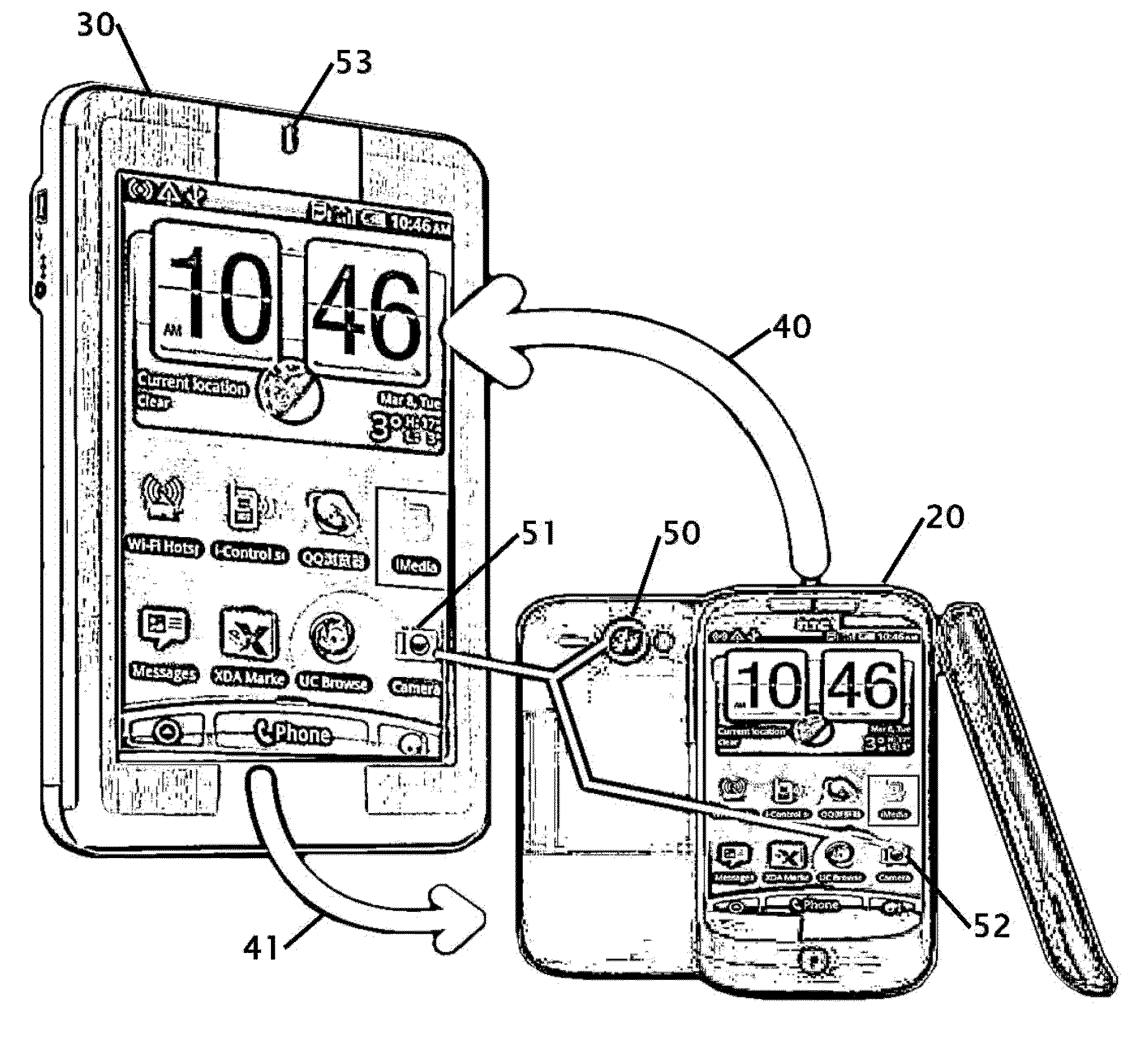 Smart phone companion loop