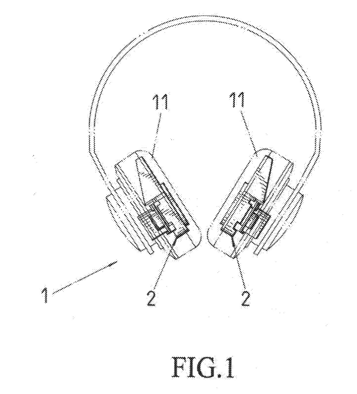 Hybrid electrostatic headphone module