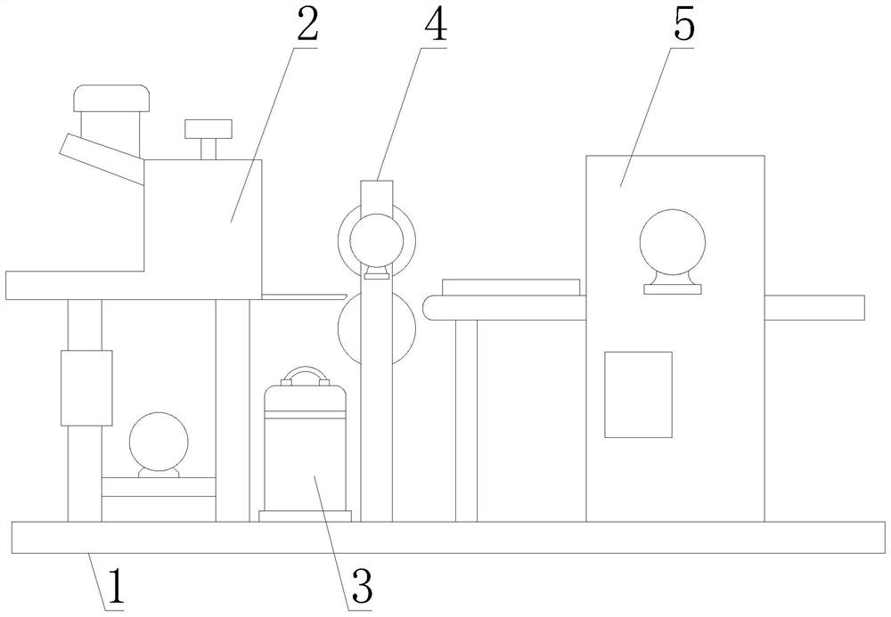 Gluing and slitting integrated device for corrugated paper production