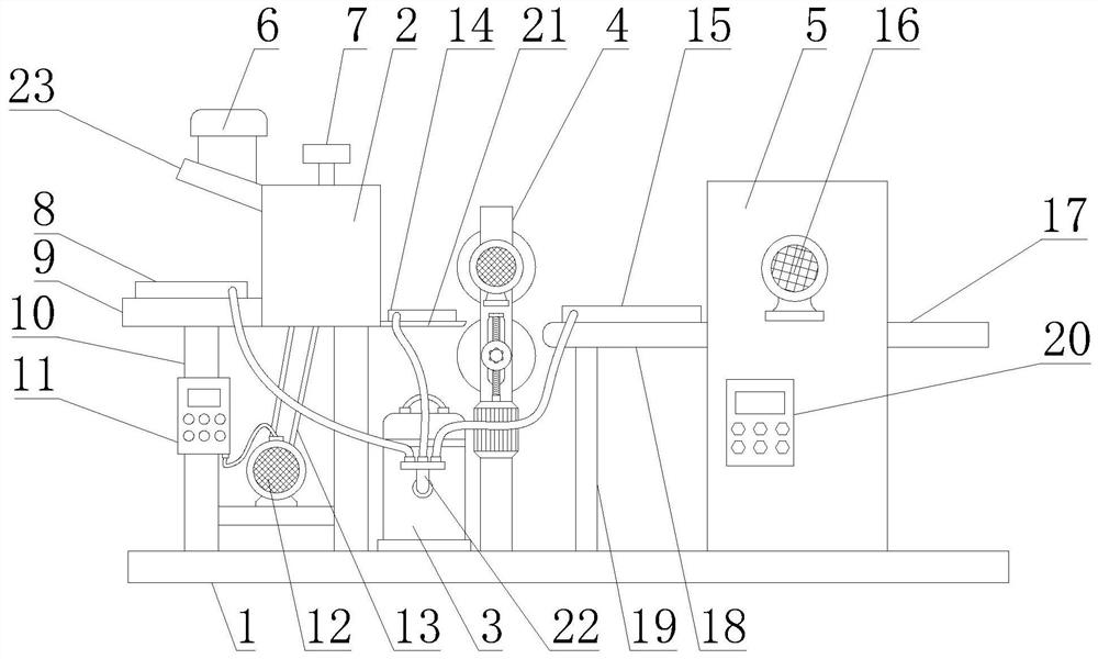 Gluing and slitting integrated device for corrugated paper production