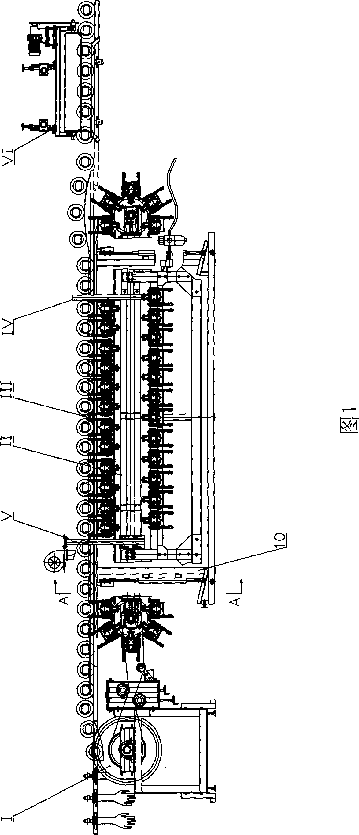 On-line automatic ingot stripper for glue gloves