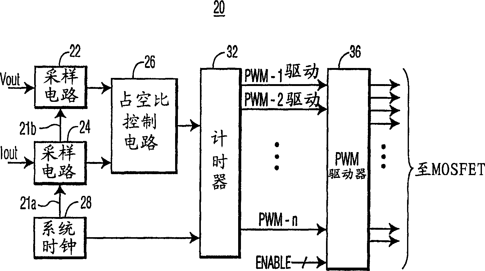 N-phase integrated buck converter