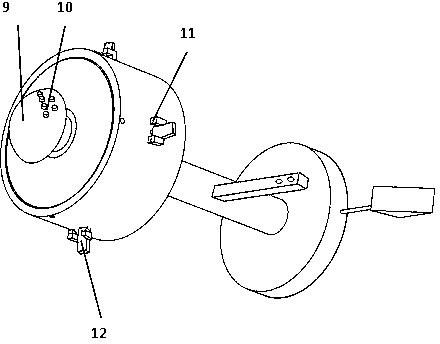 Treadle type endoscope biopsy system and application method thereof