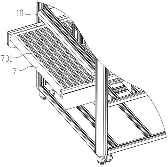 Flapping device suitable for dynamic material flapping