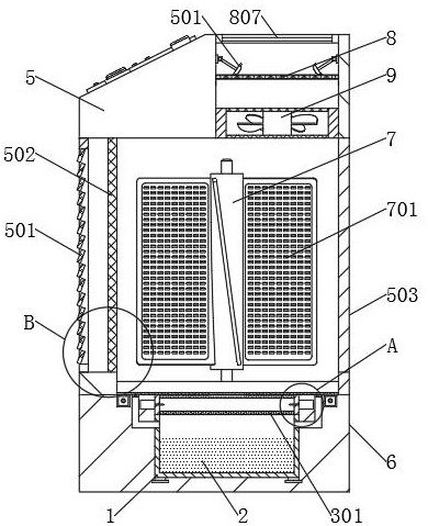 Solid sterilization and disinfection device and air separation environment-friendly disinfection equipment