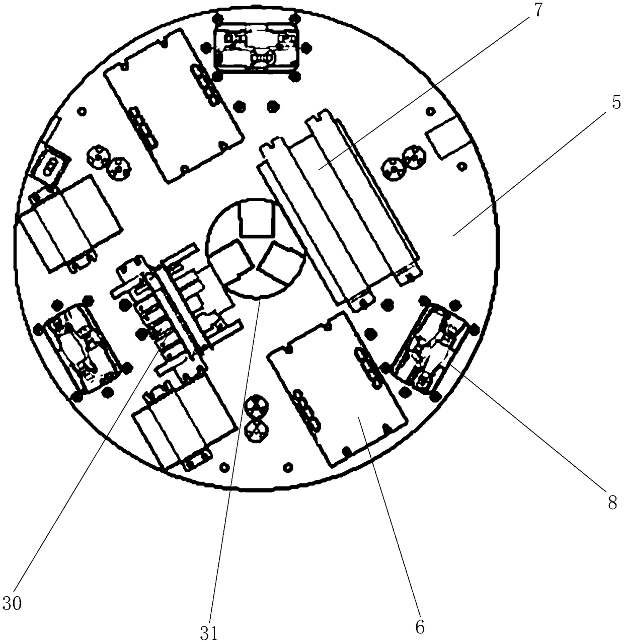 Intelligent omni-directional moving robot