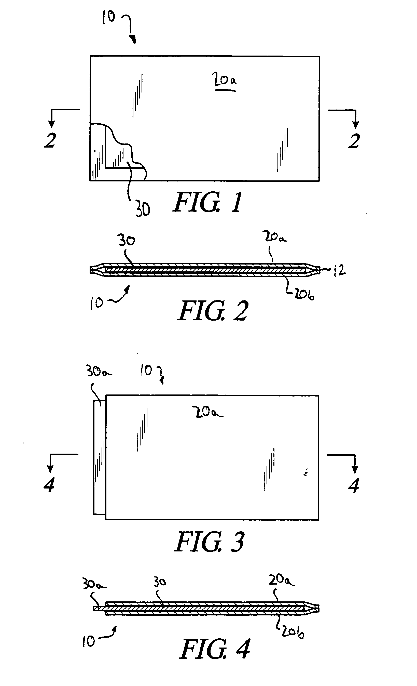 Sandwiched thermal article