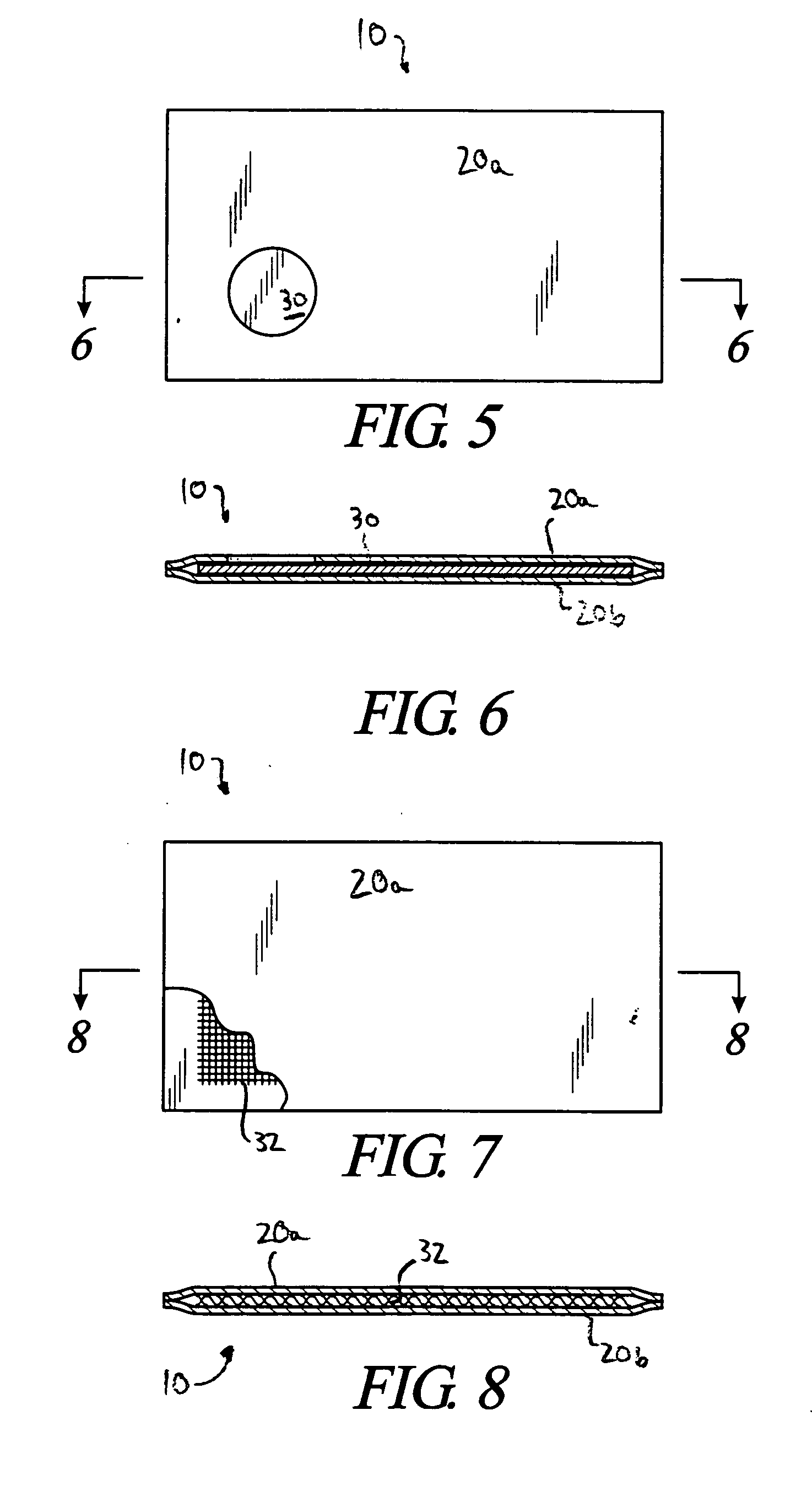 Sandwiched thermal article