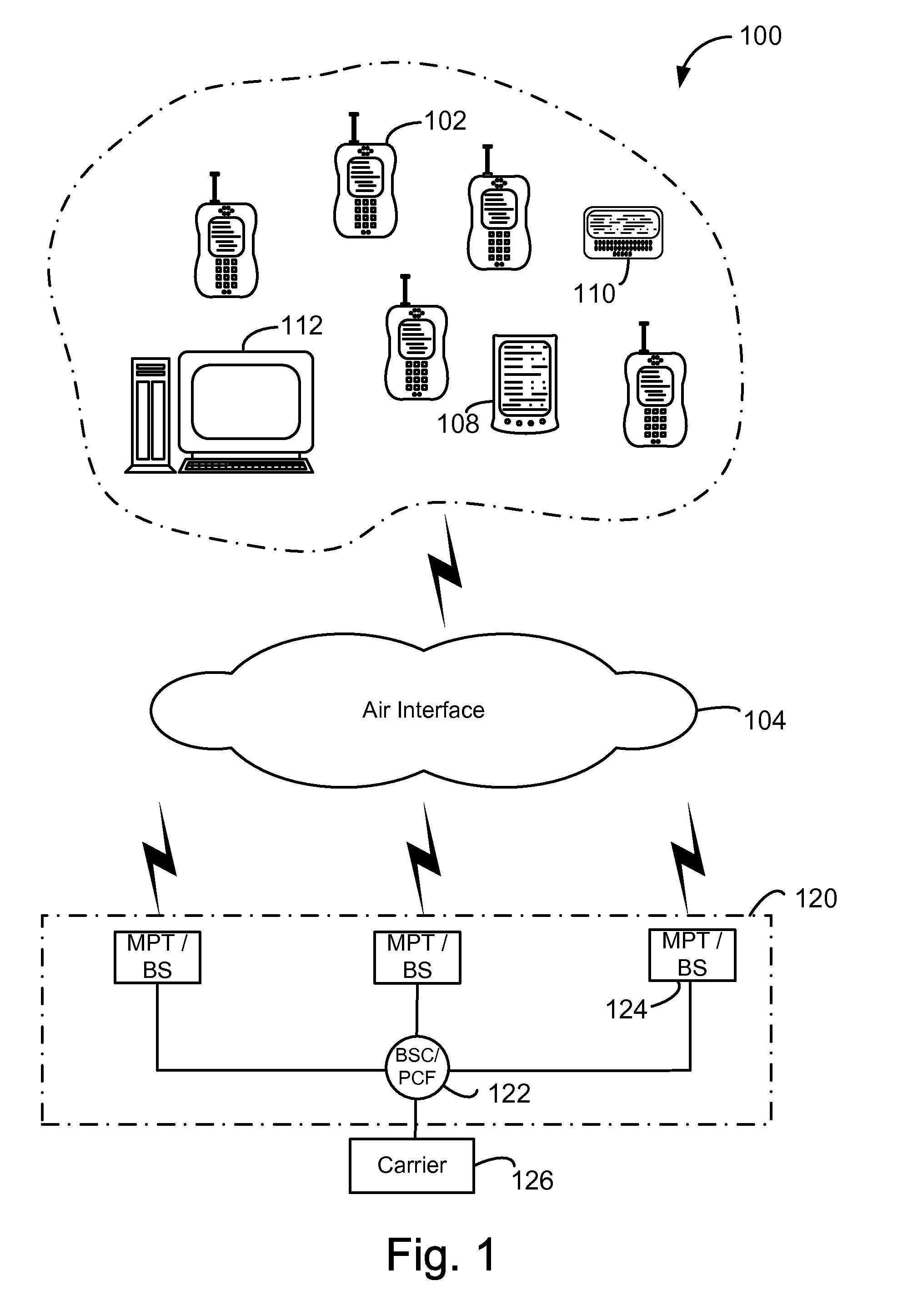 Dynamically adjusting paging cycles of a network at an access terminal based on service availability of another network within a wireless communication system