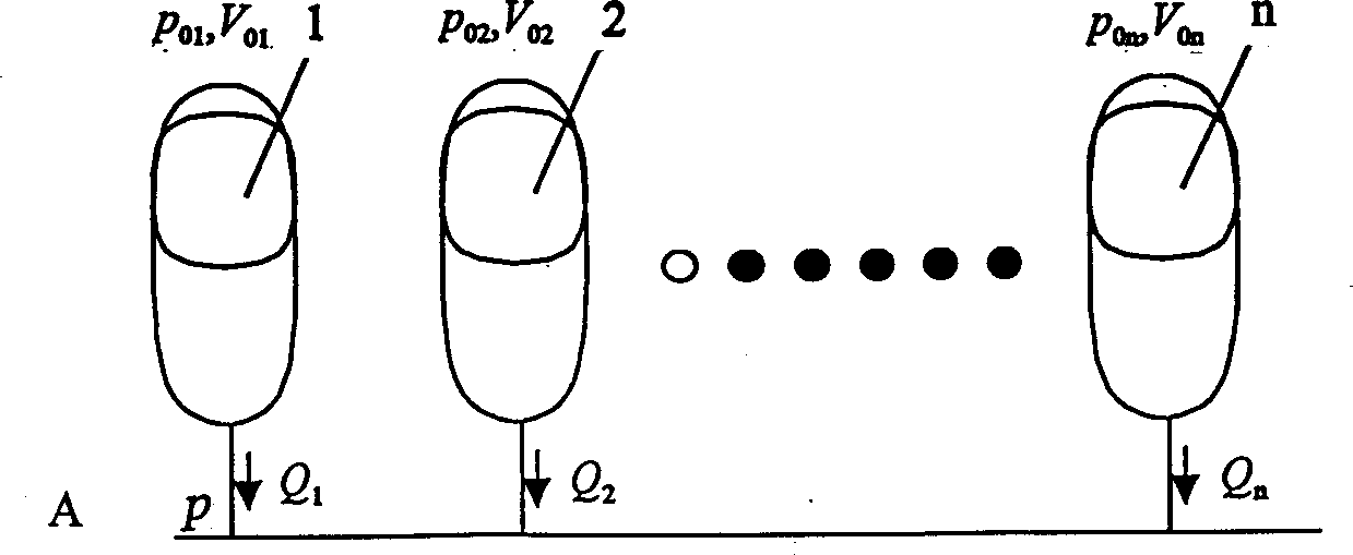 Uninterupted hydraulic source for liquid-holding deep sea hydraulic system