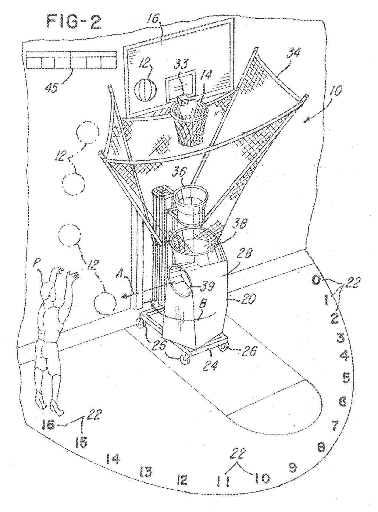 Sensor for detecting whether a basketball player's shot was succesful