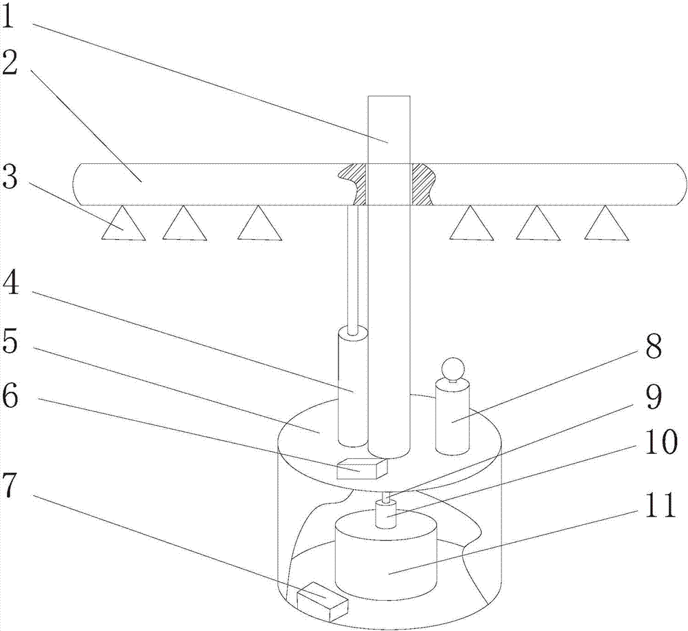 Sheet picking and transferring device of crossing transposition mechanical arm