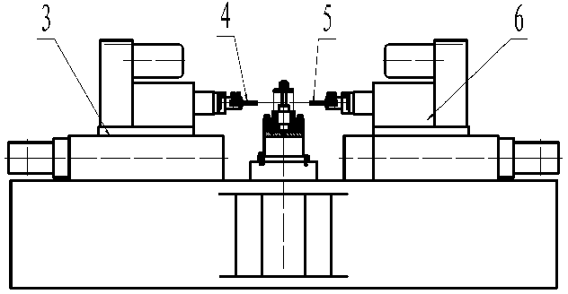 Device for processing side pin hole of front shaft