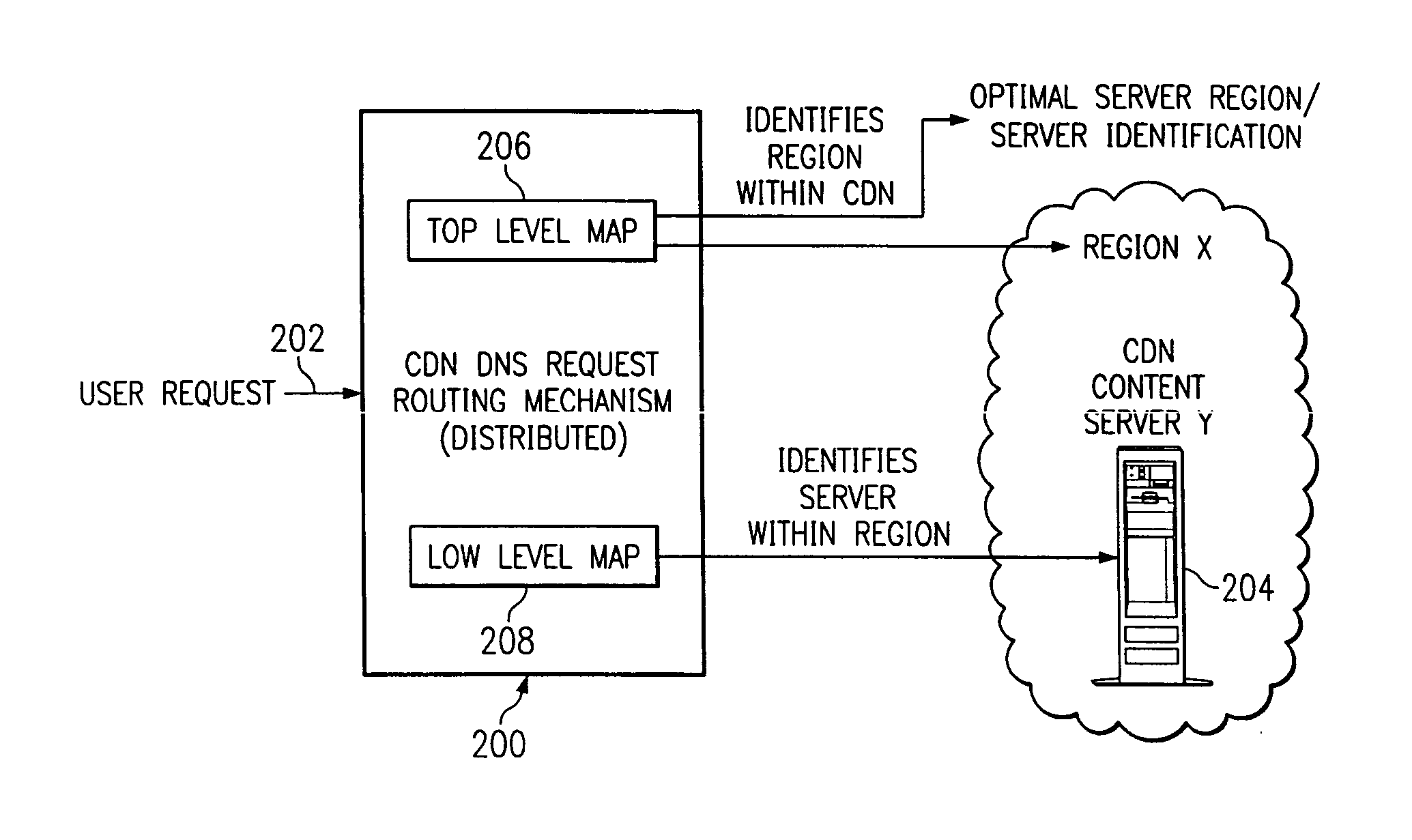 Content delivery network map generation using passive measurement data