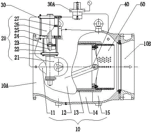 High-circulating easily regulated pilot-operated type piston valve