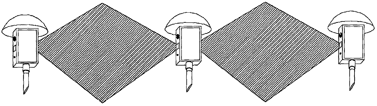 Electric power safety warning device