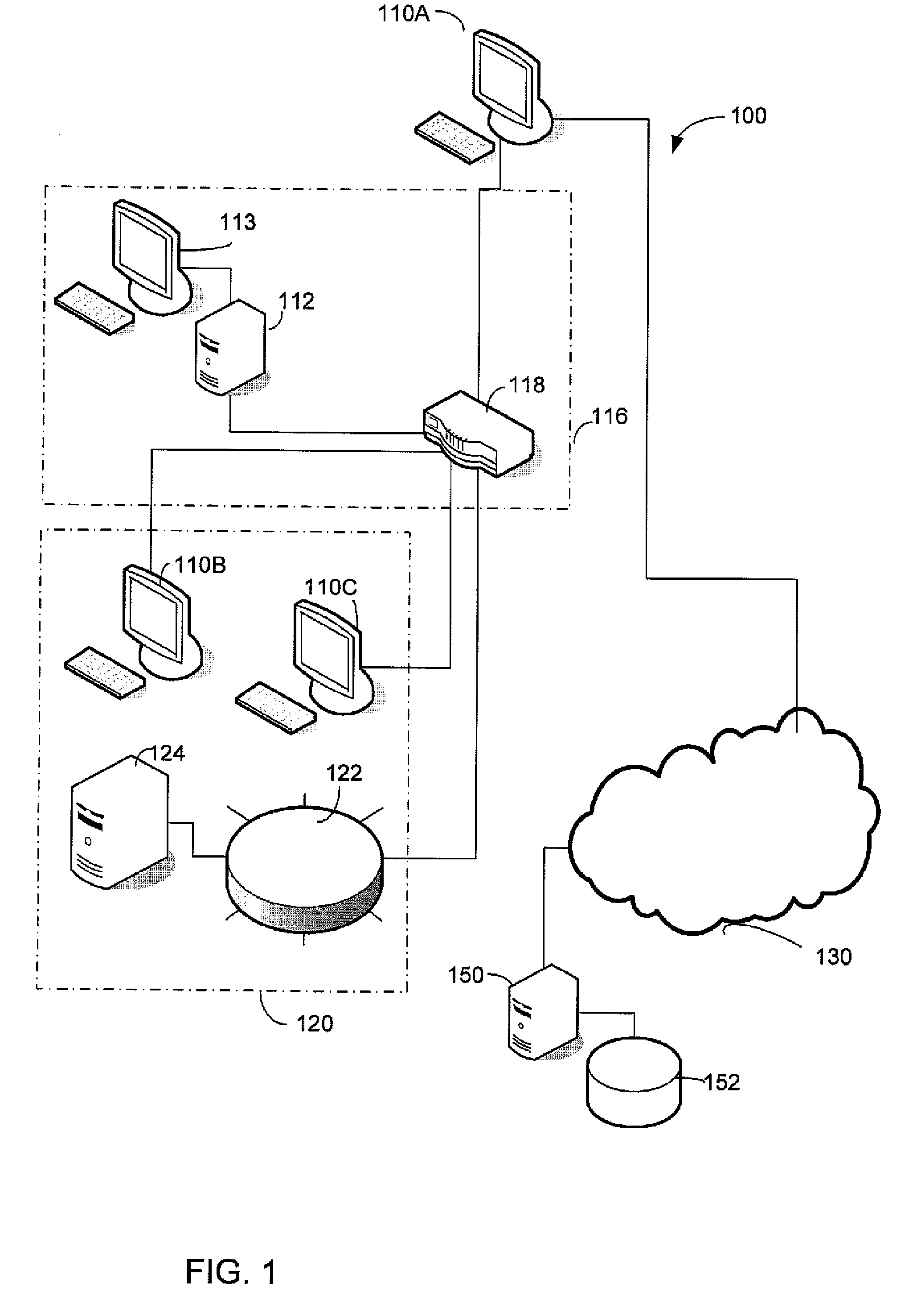 Authentication in a network using client health enforcement framework