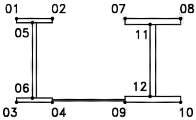 Detection method for steel structure member