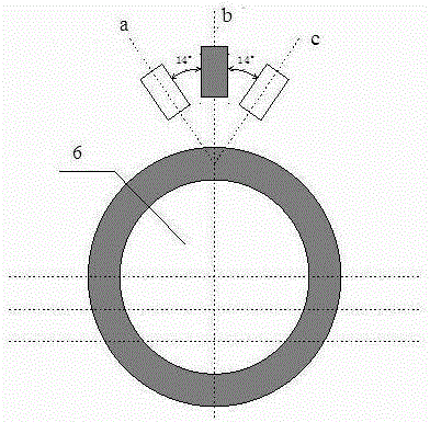 Ultrasound feature imaging detecting device for detecting stirring friction weld detect of airplane oil tank