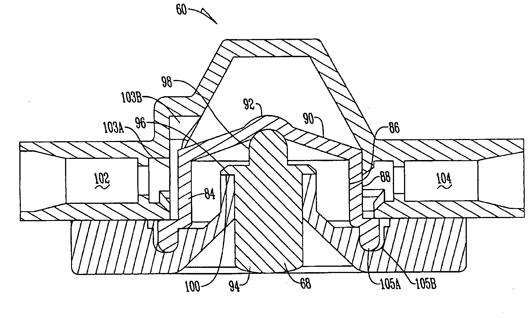 Radially sealing vavle for an infusion set