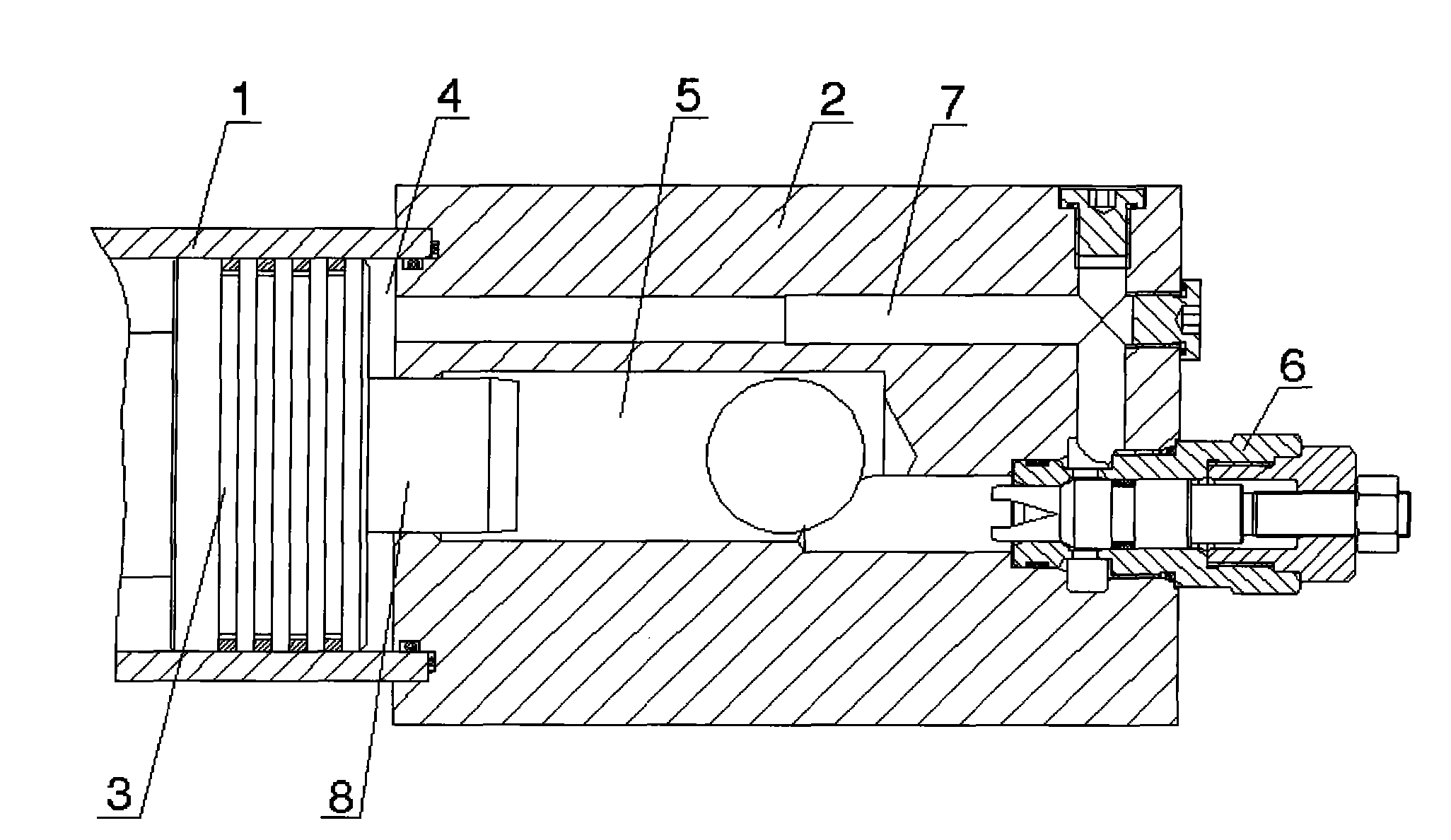 Hydraulic oil cylinder