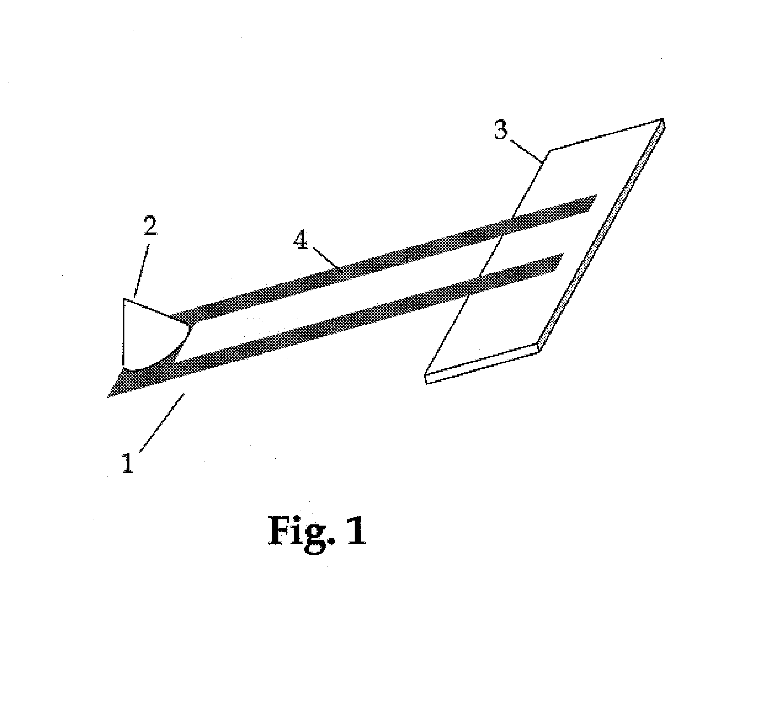 Probe with embedded heater for nanoscale analysis