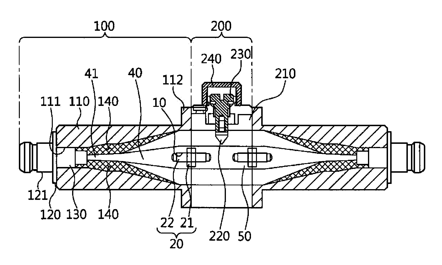 Antenna line protection device