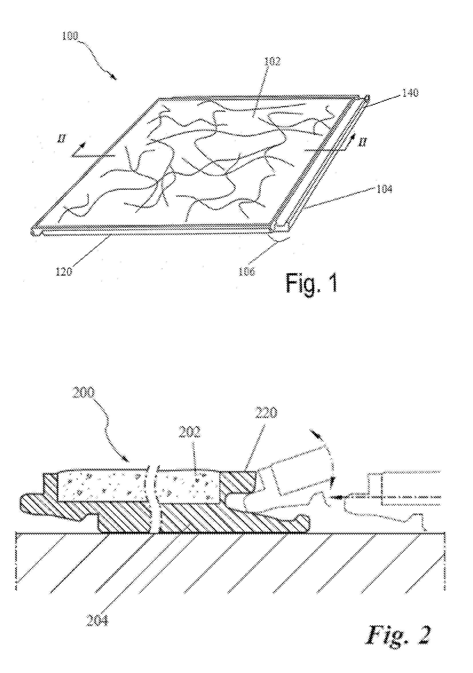 Groutless tile system and method for making the same