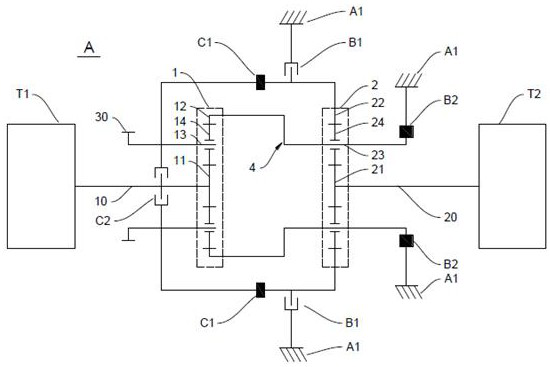 Continuously variable transmission mechanism and powertrain