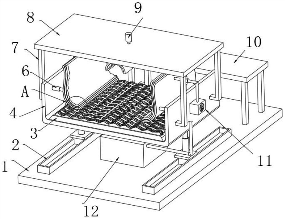 Temperature-adjusting massage device for hemodialysis