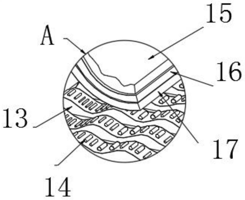 Temperature-adjusting massage device for hemodialysis