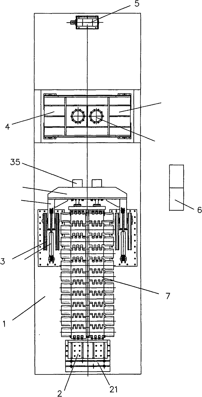 Creeper tread quality test device and test method thereof