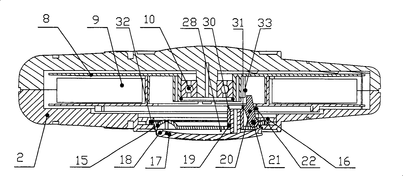 Hand-operated mechanism of band tape