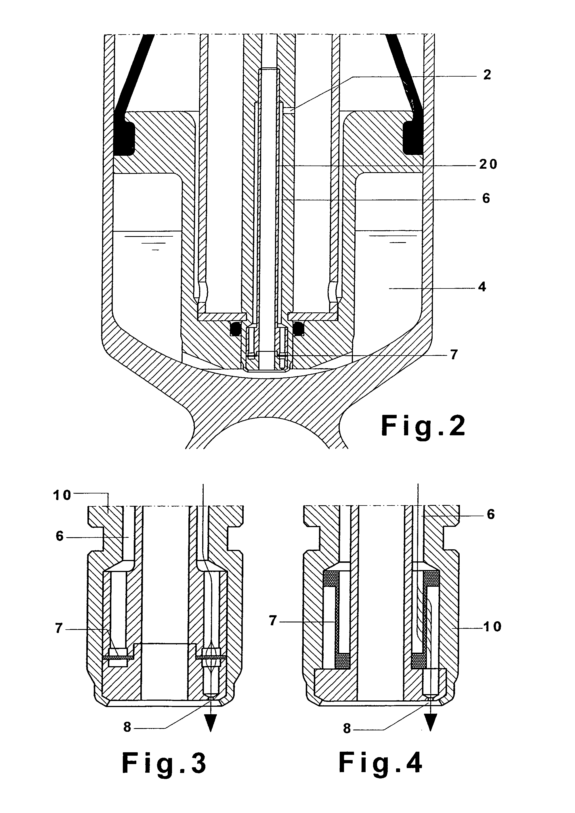 Self-pumping hydropneumatic MacPherson strut unit