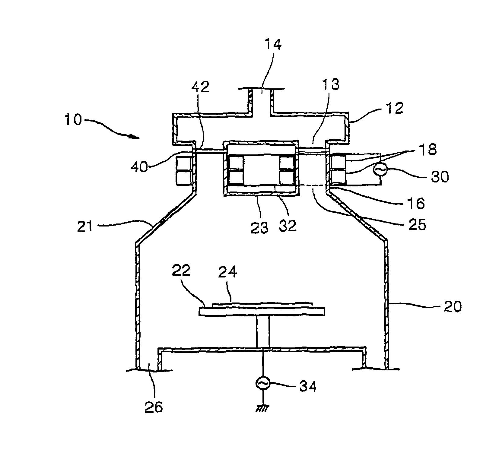 Inductive plasma chamber having multi discharge tube bridge