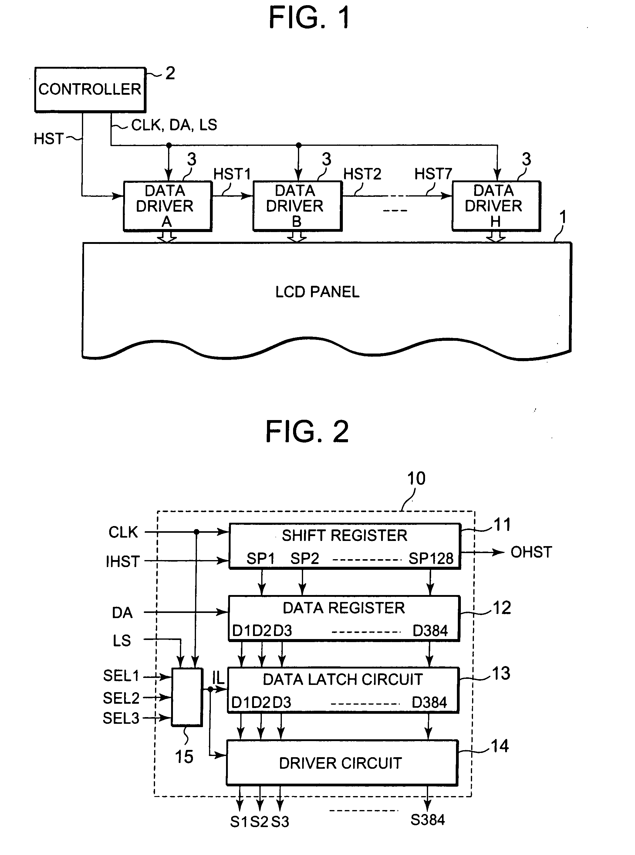 Driving circuit and data driver of planar display device