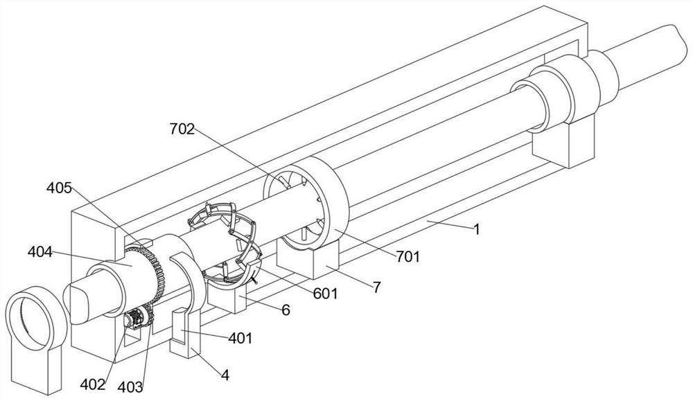 Automatic conveying, derusting and painting equipment for bridge building materials