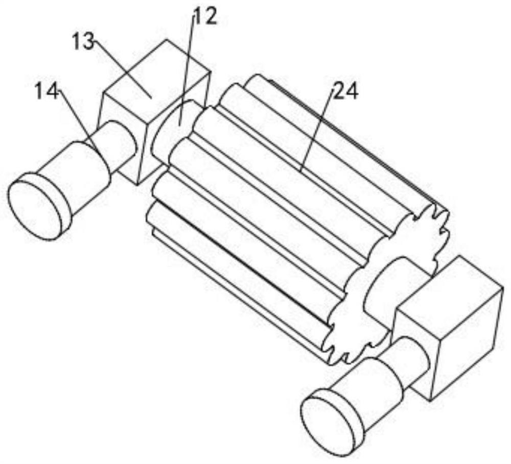 Ore crushing treatment device