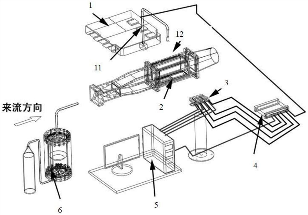 Experimental system and method for SWTBLI unsteady characteristic research