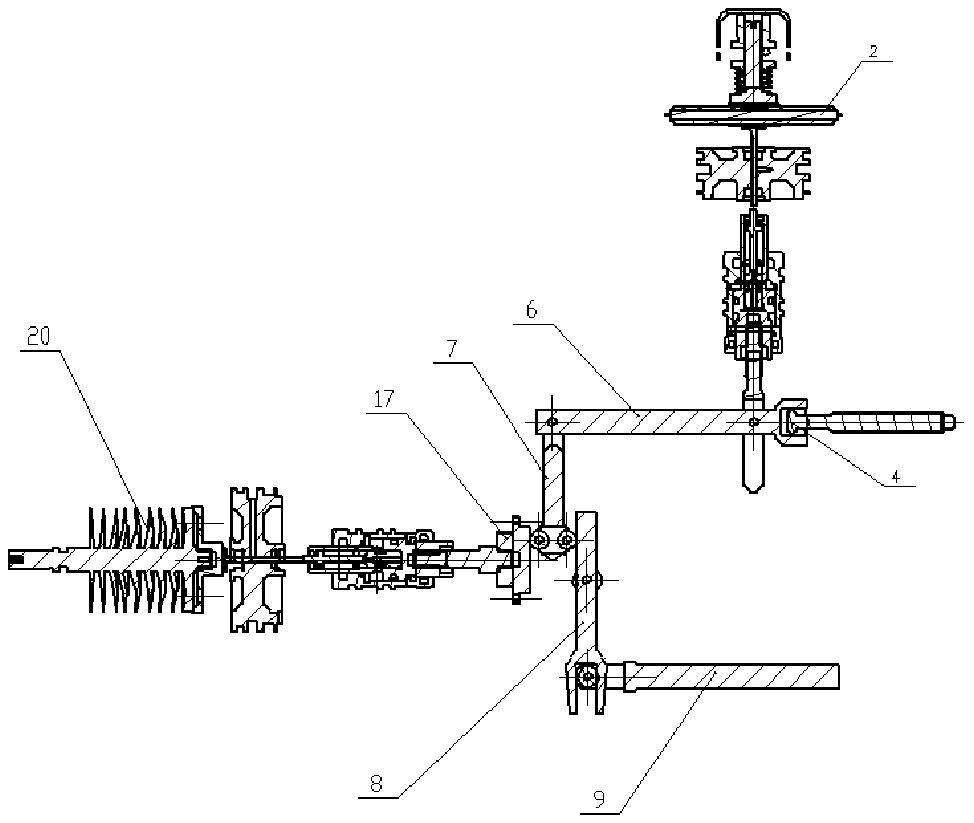 Guide blade regulator for pressure ratio control of gas compressor