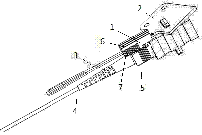 Chip identification optical fiber connector