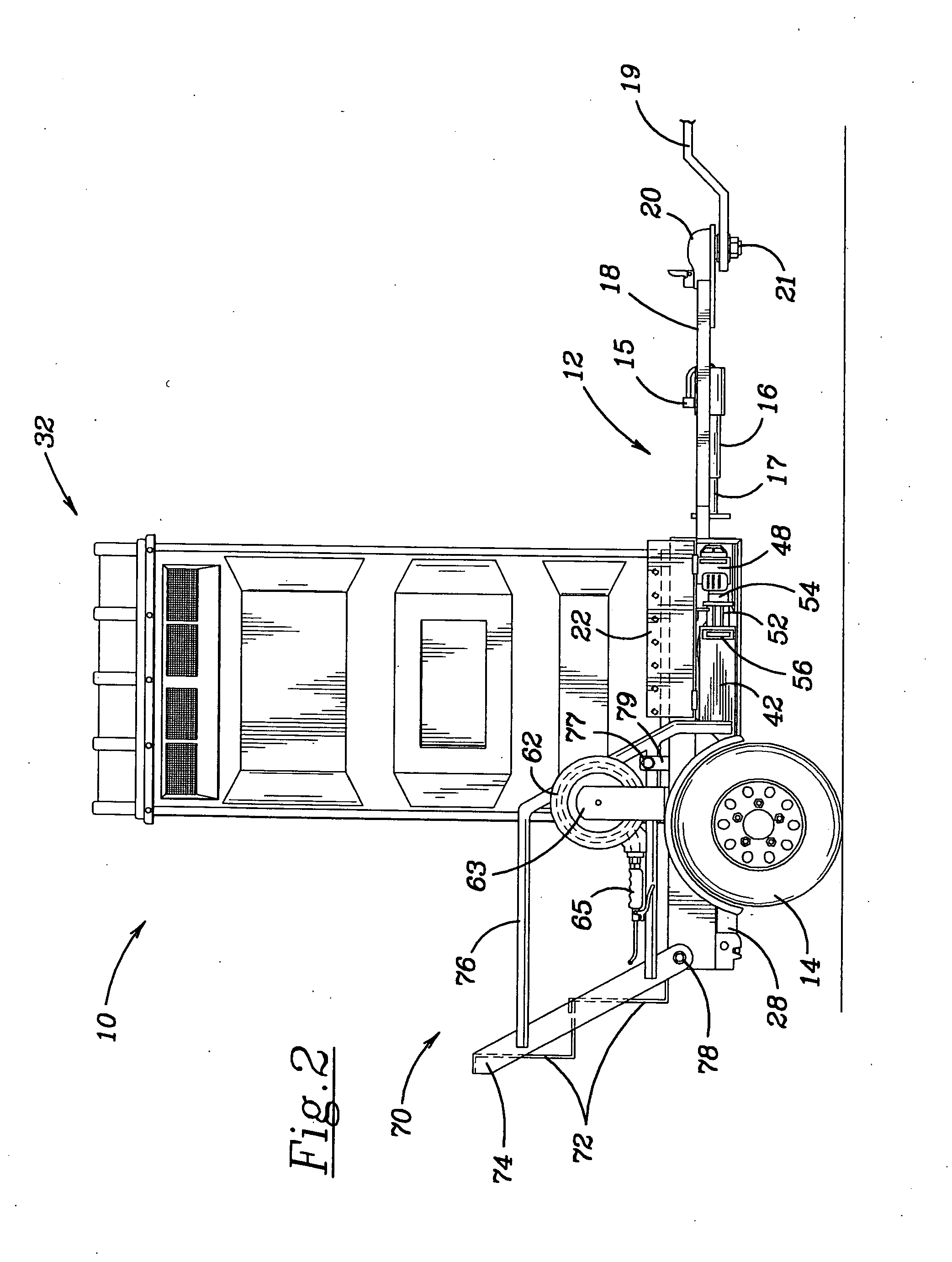 Trailer mounted portable lavatory