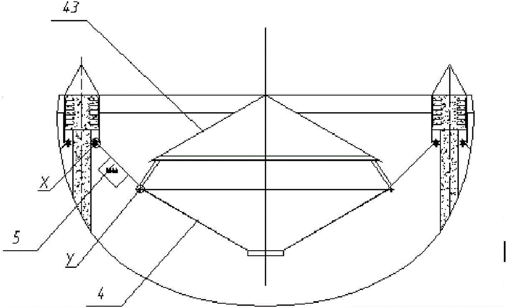 Multi-bucket vibratory discharge silo and layered discharge method thereof