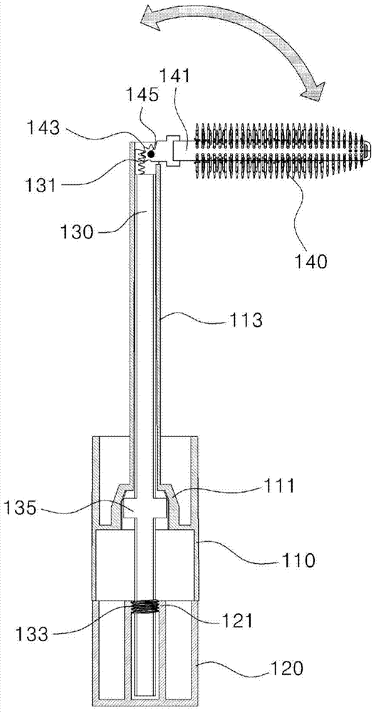 Angle control-type applicator