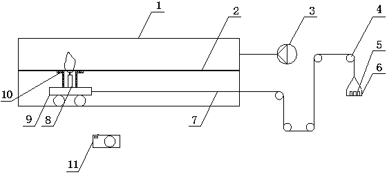 Experimental device for analyzing influences of volume force on flame characteristics