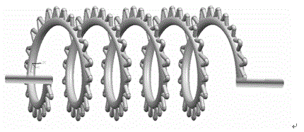 Saw tooth type needle-free electrostatic spinning device